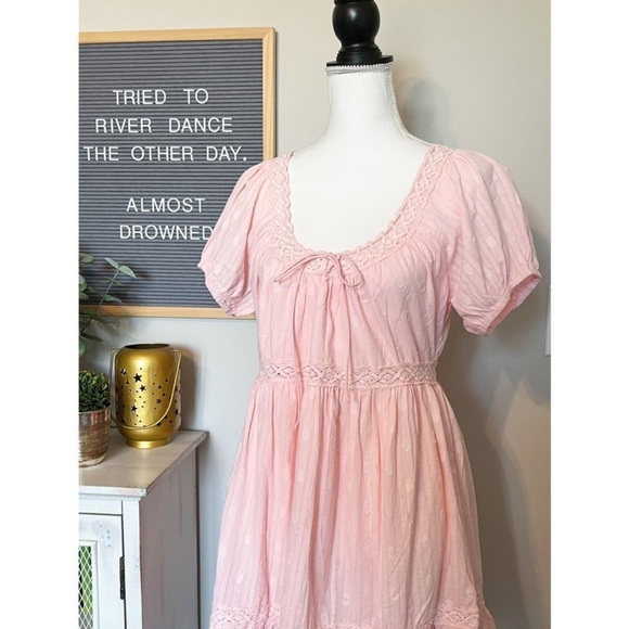 NWT Lulus New With Tag Size Medium Light Pink Lined Summer Tank Dress - Picture 2 of 9